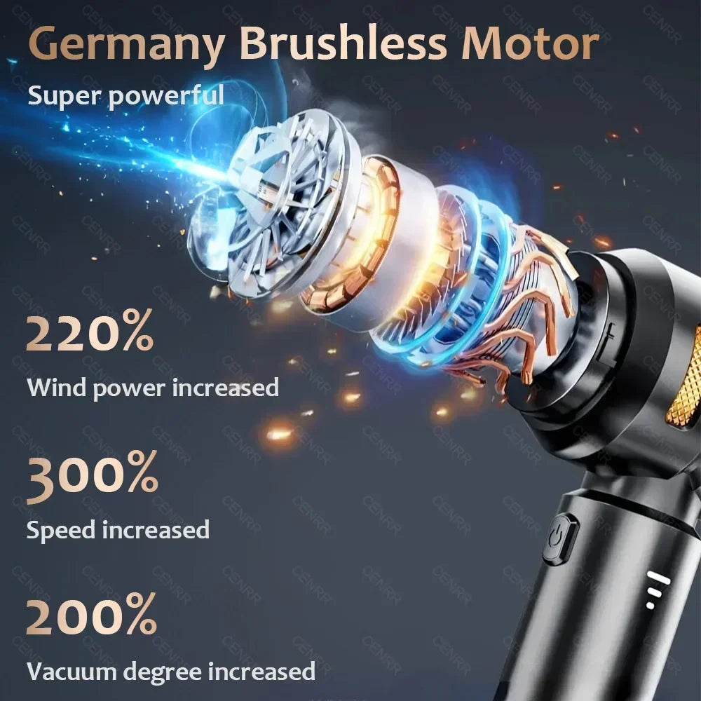 CENRR Ultra Black Car Vacuum