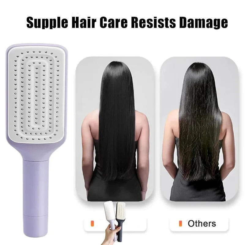 Self-Cleaning Massage Comb