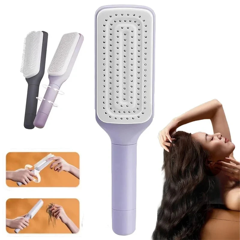 Self-Cleaning Massage Comb